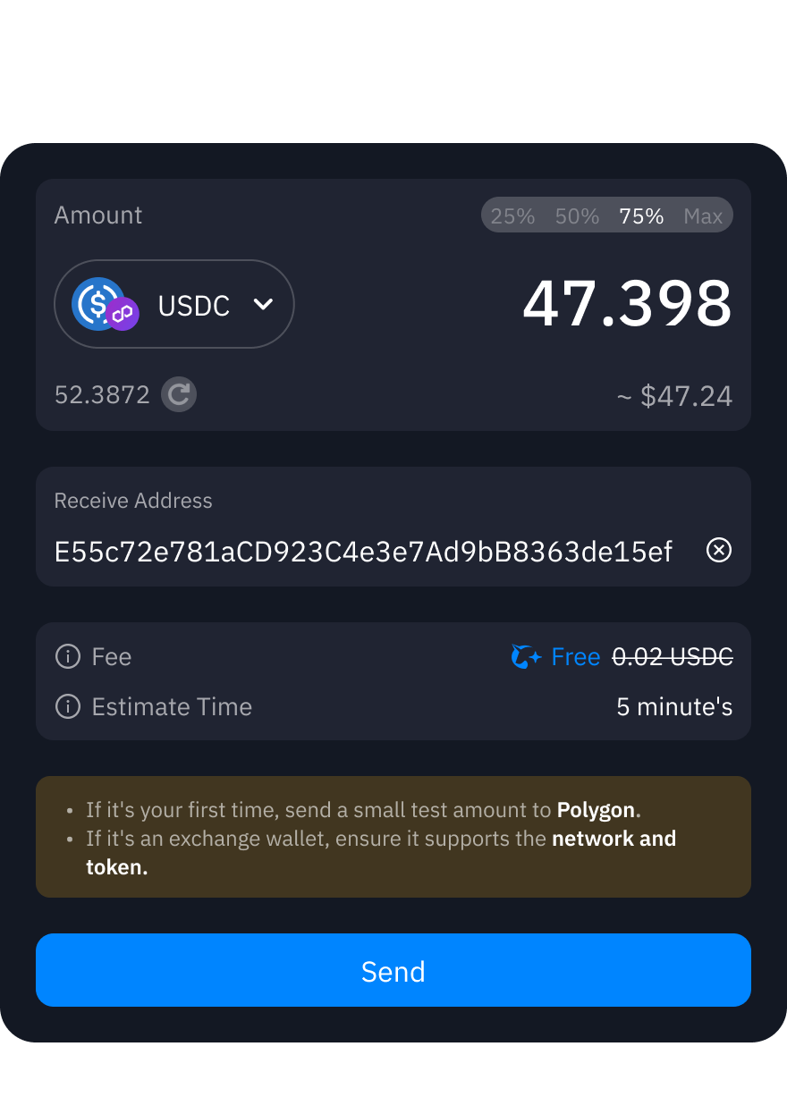Withdraw from Exchange